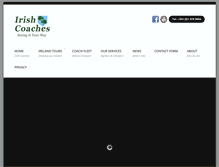 Tablet Screenshot of irishcoaches.ie